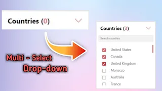Creating a Multiselect Dropdown with HTML CSS JavaScript web development Tutorials