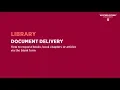 Document Delivery - How to request books book chapters or articles via the blank form
