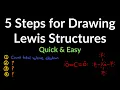 Quick Easy 5 Steps to Drawing Lewis Structures with Examples Practice Problems Summary Explain