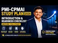 PMI-CPMAI Study Plan 2026 Introduction Readiness Checklist Before You Start