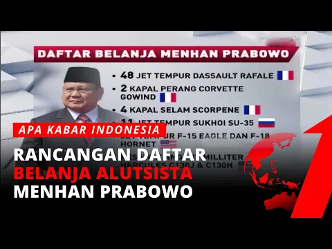 Melihat Rencana Daftar Belanja Alutsista Menhan Prabowo