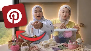خلينا بنترست يحدد شغلنا في كروشية🧶😍!!