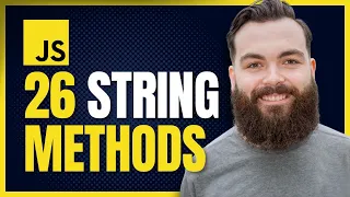 26 Built-in String Methods JavaScript