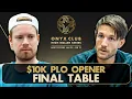 Lagu $450,000 for 1st! | $10,400 PLO Opener | Commentary by Patrik Antonius | FINAL TABLE  | Onyx Club