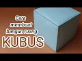 Download Lagu Cara membuat kubus dari kertas karton | Jaring-jaring kubus | How to make a cube #kubus #cube