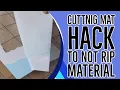 Vinyl Cutting Mat Hack to NOT Rip your Material Cricut Cameo S2 EP275