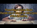 Form Registration Basic Hands-on Of Selenium with java
