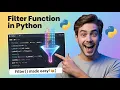 Python filter Function Explained with Examples Python Basic To Advance AI Nikhil Model Mind