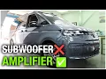 This VW T7 Couldn t have a Subwoofer So We Did This
