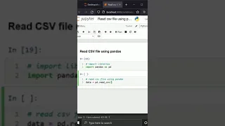 Read CSV file using pandas in Data Science Codersarts