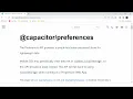 Ionic 6 storage service for CRUD with Capacitor Preferences API