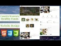Responsive Foods Restaurant Website Design Tutorial Using HTML CSS JAVASCRIPT Part 2