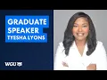 Graduate Speaker Tyesha Lyons School of Technology - WGU 2025 Atlanta Commencement