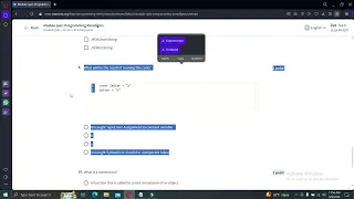 Module quiz Programming Paradigms Coursera Programming with JavaScript Meta