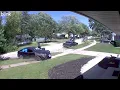 Rockford Scanner Suspects drive a stolen vehicle through a yard in Rockford Illinois