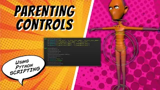 Parenting Controls Maya Python Auto Rig Tutorial