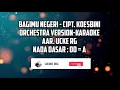 Download Lagu KARAOKE BAGIMU NEGERI  - ORCHESTRA VERSION | Arr. UCKE RG - Nada Dasar : Do = A