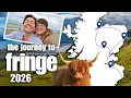 the road to the Edinburgh Fringe Scotland trip vlog ft Pitlochry Inverness Aberdeen more