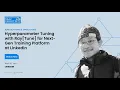 Hyperparameter Tuning with Ray Tune for Next-Gen Training Platform at LinkedIn