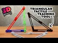 3D Printed Math - Tactile Triangle