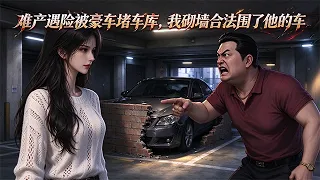 💫現實向漫劇！臨產當天遭遇危機，鄰居趙宏圖違停豪車堵死自家車庫，言語刻薄拒不移車。死裏逃生後女主聘請律師、公證取證，在自家紅線砌墻困住車輛。# 漫劇 #婚姻鄰裏