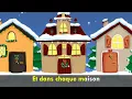 Jingle Bells in French (Vive le Vent) - Christmas song for kids with lyrics !