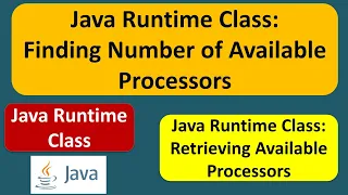 Java Runtime Class Finding Number of Available Processors