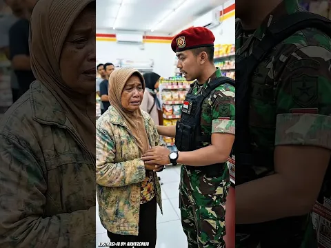 Aksi mulia seorang prajurit TNI di bulan suci ramadhan‼️#shorts #tni #viral