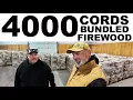 4000 CORDS of BUNDLED FIREWOOD