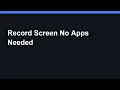 How to Use Android s Built-in Screen Recorder No Apps Needed