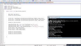 How to Display Date Time through Java Program