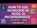 How to use MongoDB in Node js Microservices Full Setup CRUD 2025