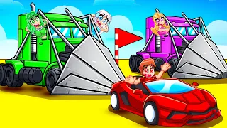 1v1 Race With 3 SABOTAGERS In GTA 5...