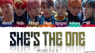 Download MONSTA X - 'SHE'S THE ONE' Lyrics [Color Coded_Eng] MP3