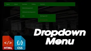 Create a Multilevel Dropdown Menu with Animations with Html Css