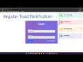 Toast Notification in Angular 13 ng-angular-popup Agular NPM Library Angular Toast Tutorial