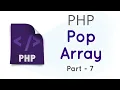 Array - Pop PHP in English Part 7