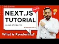 Next JS Tutorial in Hindi Rendering In Next JS Rendering In Next js 15 SSR Next js 15