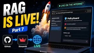 RAG Pipeline From Scratch - Part 7 Finale Deploy Your RAG App with Streamlit Cloud