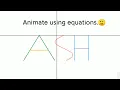 Graph and animate letters using Desmos