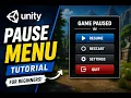 Unity Pause Menu Tutorial Easy Beginner Friendly