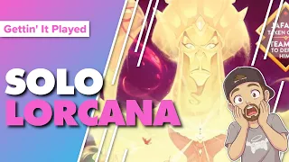 Disney Lorcana Illumineer's Quest Palace Heist Solo Playthrough & Impressions | Jolt & Goofy Deck