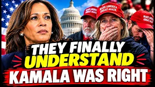 DONALD TRUMP V0TERS EVENTUALLY ADMlT KAMALA HARRIS WAS RIGHT ALL ALONG.