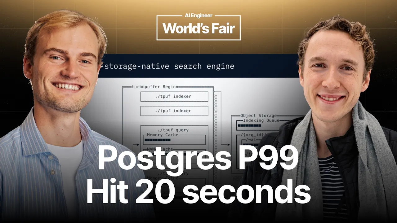 Connect AI to Billions of Legal Documents — Simon Eskildsen, turbopuffer & Jacob Lauritzen, Legora: video thumbnail