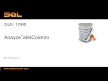 SDU Tools 32 Analyze SQL Server table columns and their contents