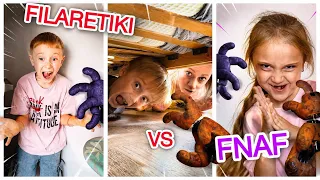 Where did the FNAF characters come from in their house?😱 Videos by Filaretiki Family