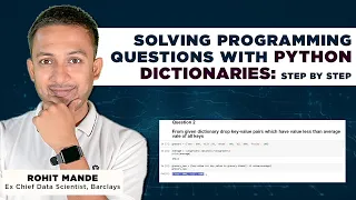Solving Programming Questions With Python Dictionaries Step By Step Python Tutorial Inttrvu ai