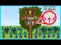 Download Lagu MIPAN \u0026 ZUZUZU BUAT RUMAH POHON YANG AMAN UNTUK MELAWAN KIAMAT ZOMBIE APOCALYPSE DI MINECRAFT!