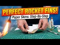 Lagu Paper Skins on Balsa Fins - Make Stronger Model Rockets