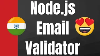 Node js Email Validator Full Application With Source Code